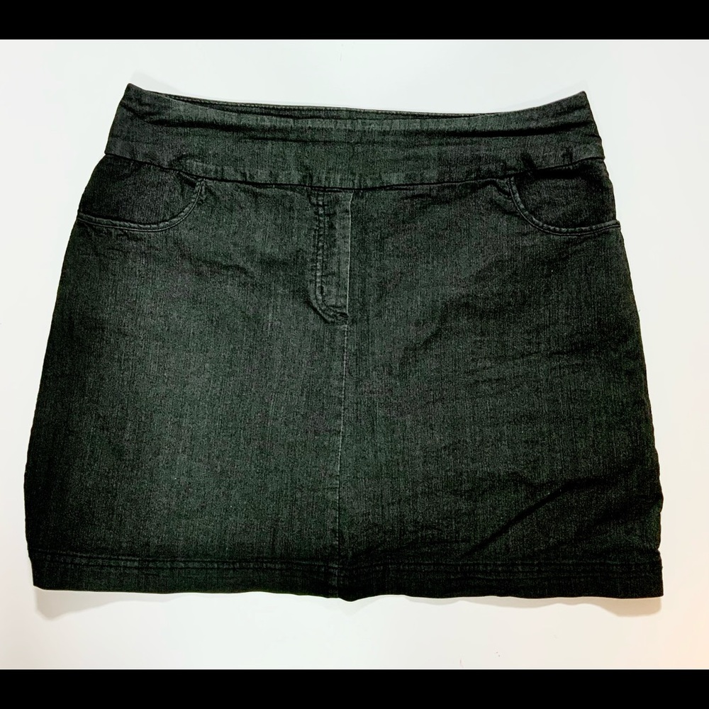 Stretch Denim Skort